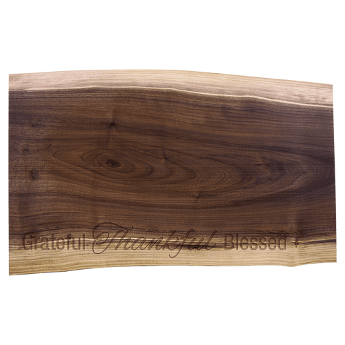 20" x 12" Black Walnut Cutting and Charcuterie Board