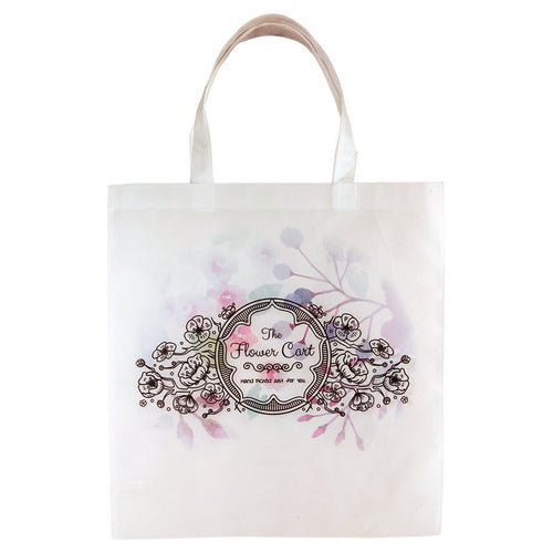 15" x 15 3/4" White Sublimatable Canvas Bag