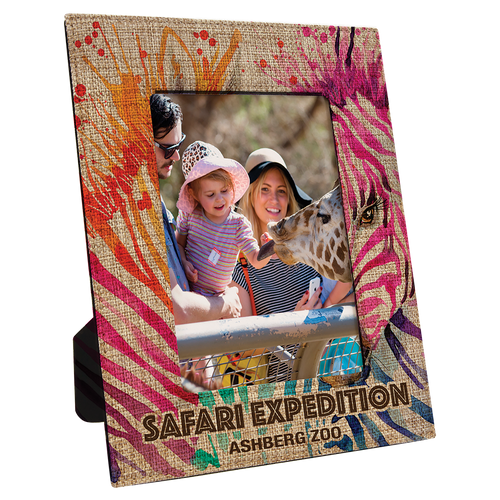 5" x 7" Sublimatable Burlap Photo Frame