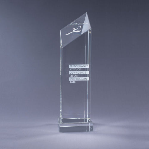Encore Crystal Award — Clear, Small