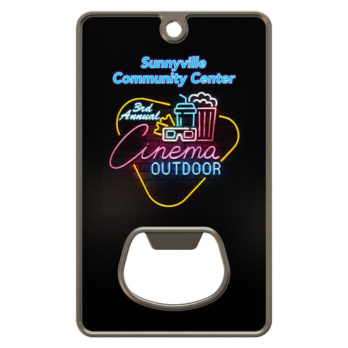 Express Black Nickel Bottle Opener