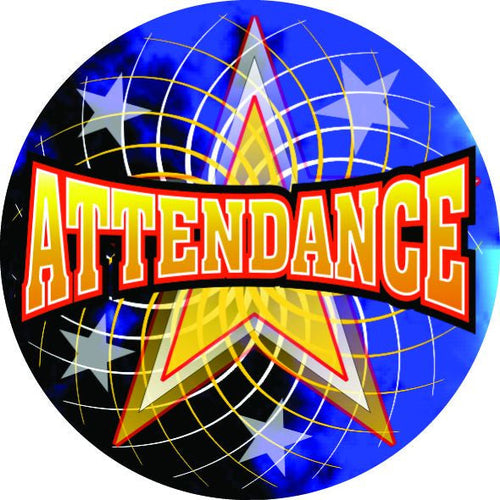 Attendance Vibraprint® Label
