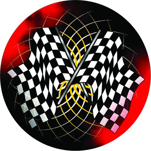 Checkered Flags Vibraprint® Label