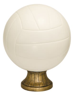 10 1/2" Color Volleyball Resin