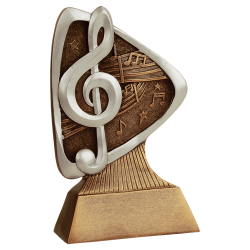 5 1/2" Music Triad Resin
