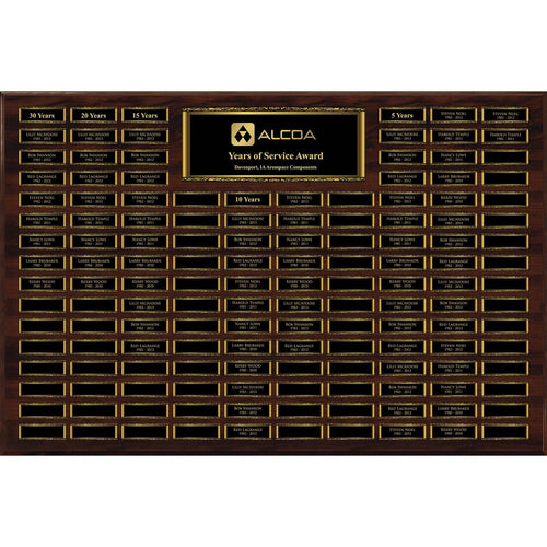 Dark Walnut Magnetic Perpetual Plaque – 144 Plates