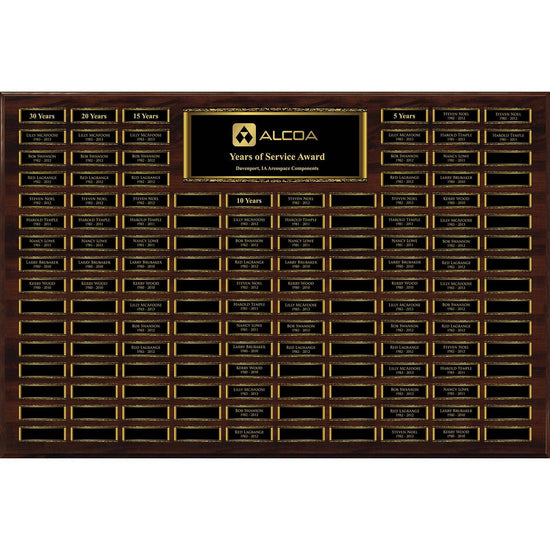 Dark Walnut Magnetic Perpetual Plaque – 144 Plates