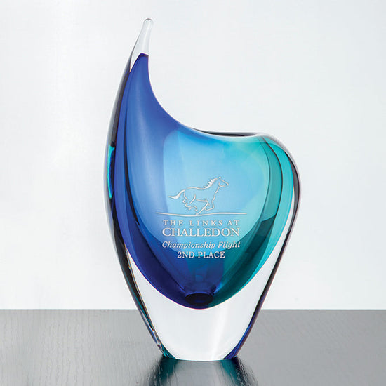 Plato Art Vase - Blue/Turquoise
