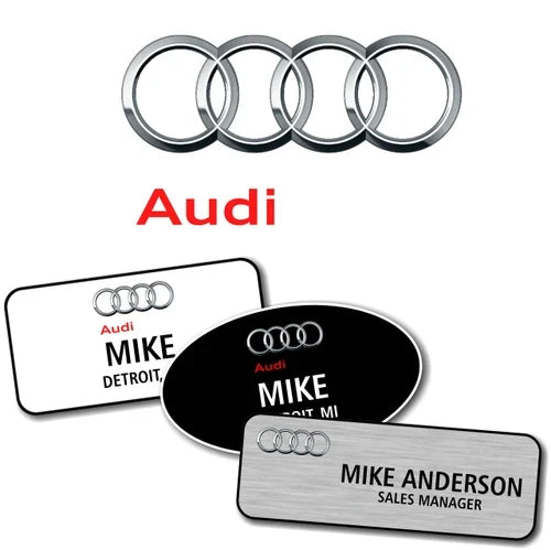 Audi Name Badges