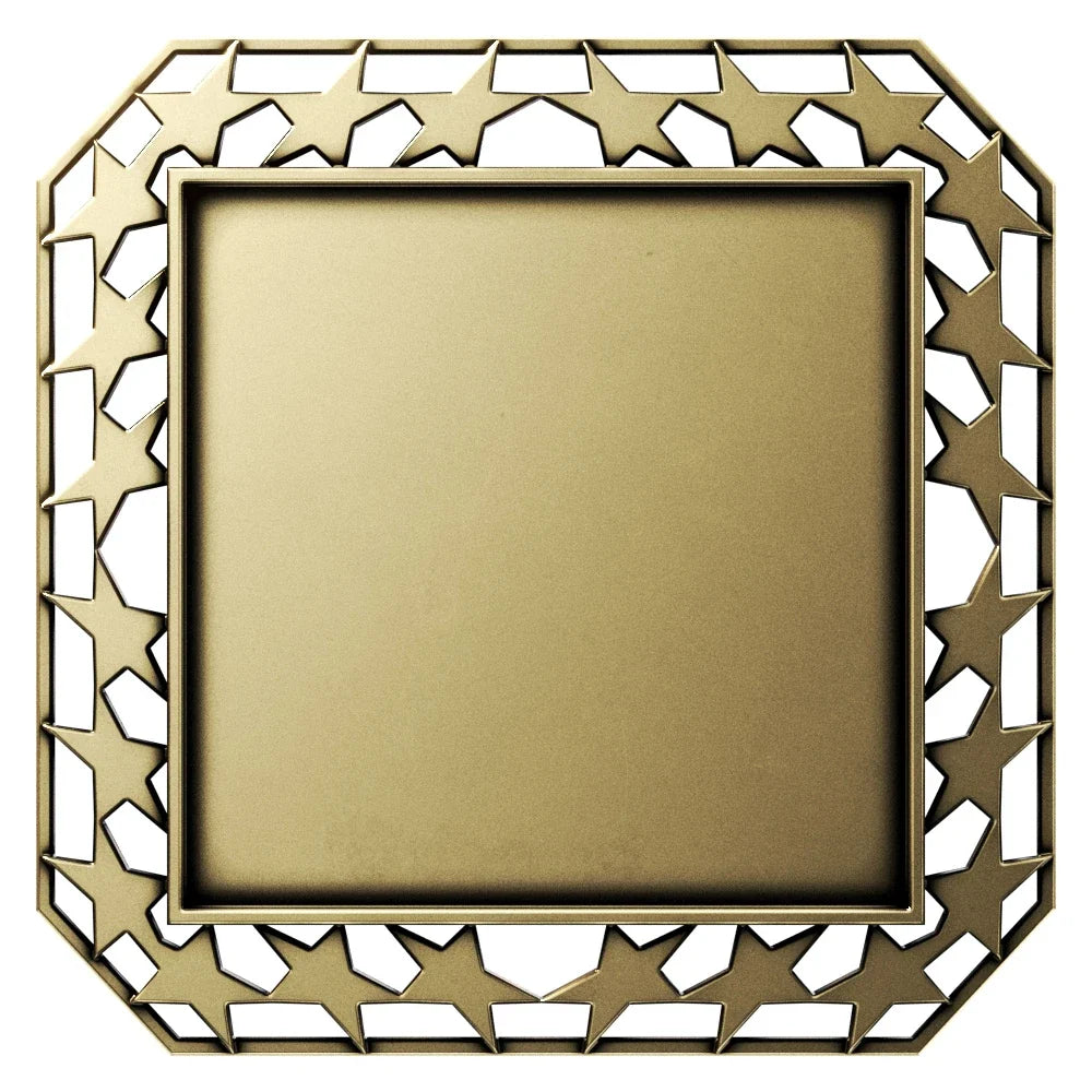 Star Border Square Insert (2-3/4")