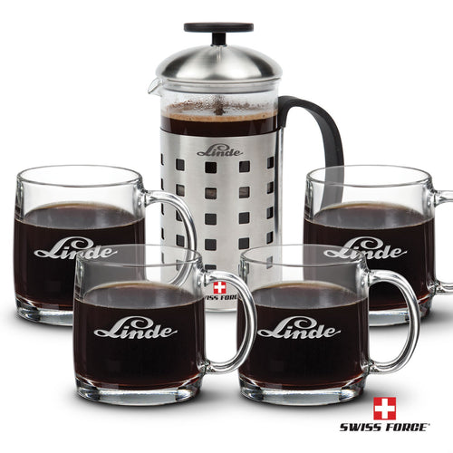 Swiss Force® Coffee Press & Nordic Mug Set