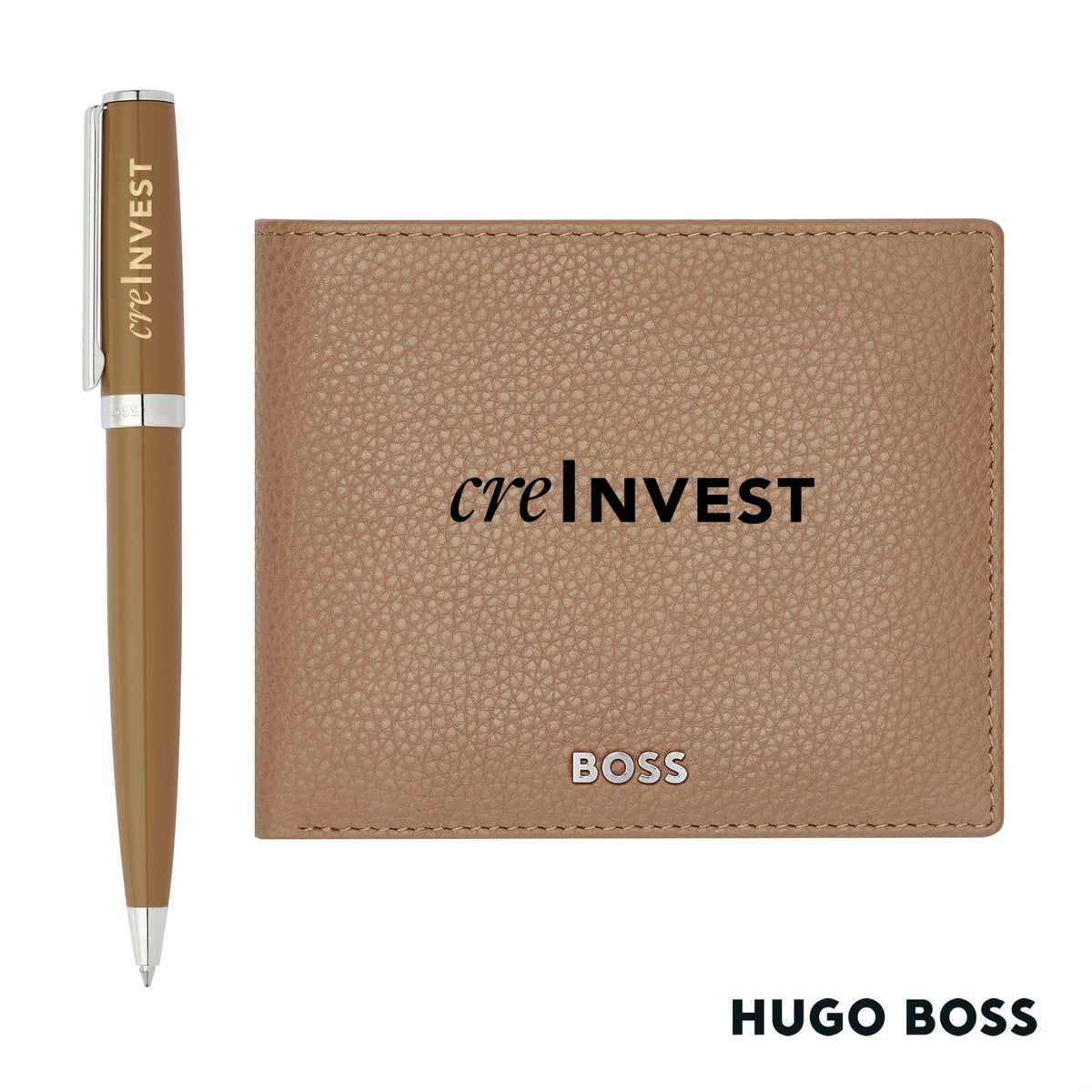 Hugo Boss® Ballpoint Pen & Wallet Set