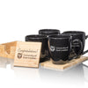 Mug & Bamboo Coaster Set