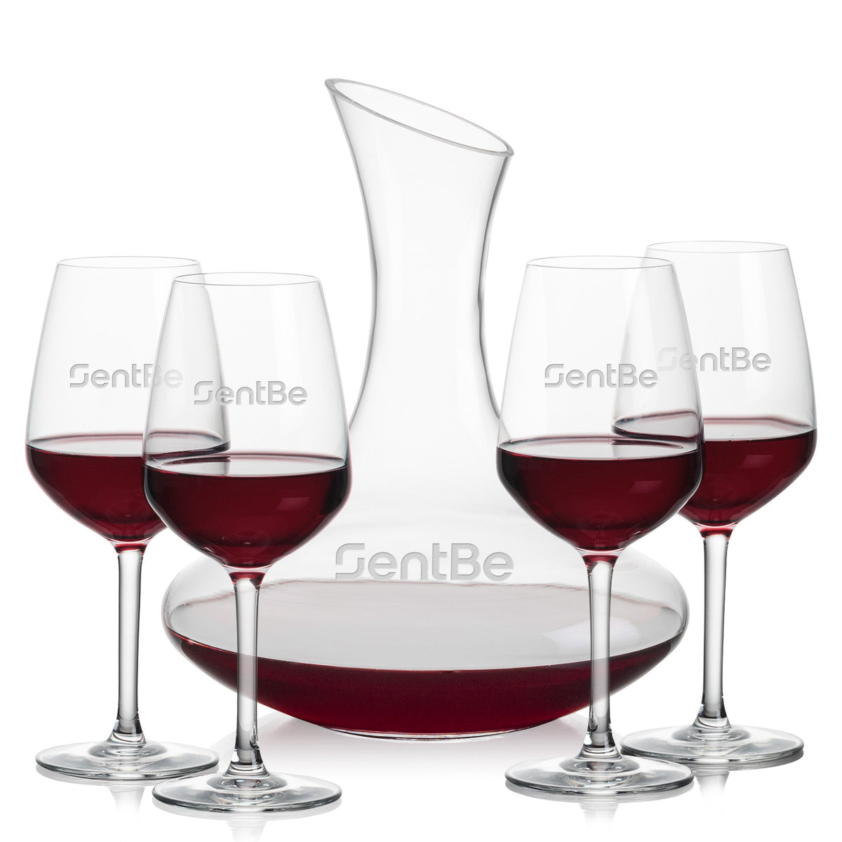 Hampton Carafe & Mandelay Wine — Deep Etch example; representative set photo