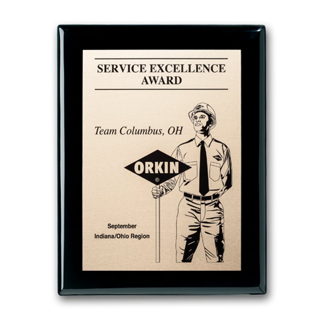 Etch/Oxidized Plaq - Ebony