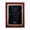Gemstone Plaque — Wood, Plate Color and Size