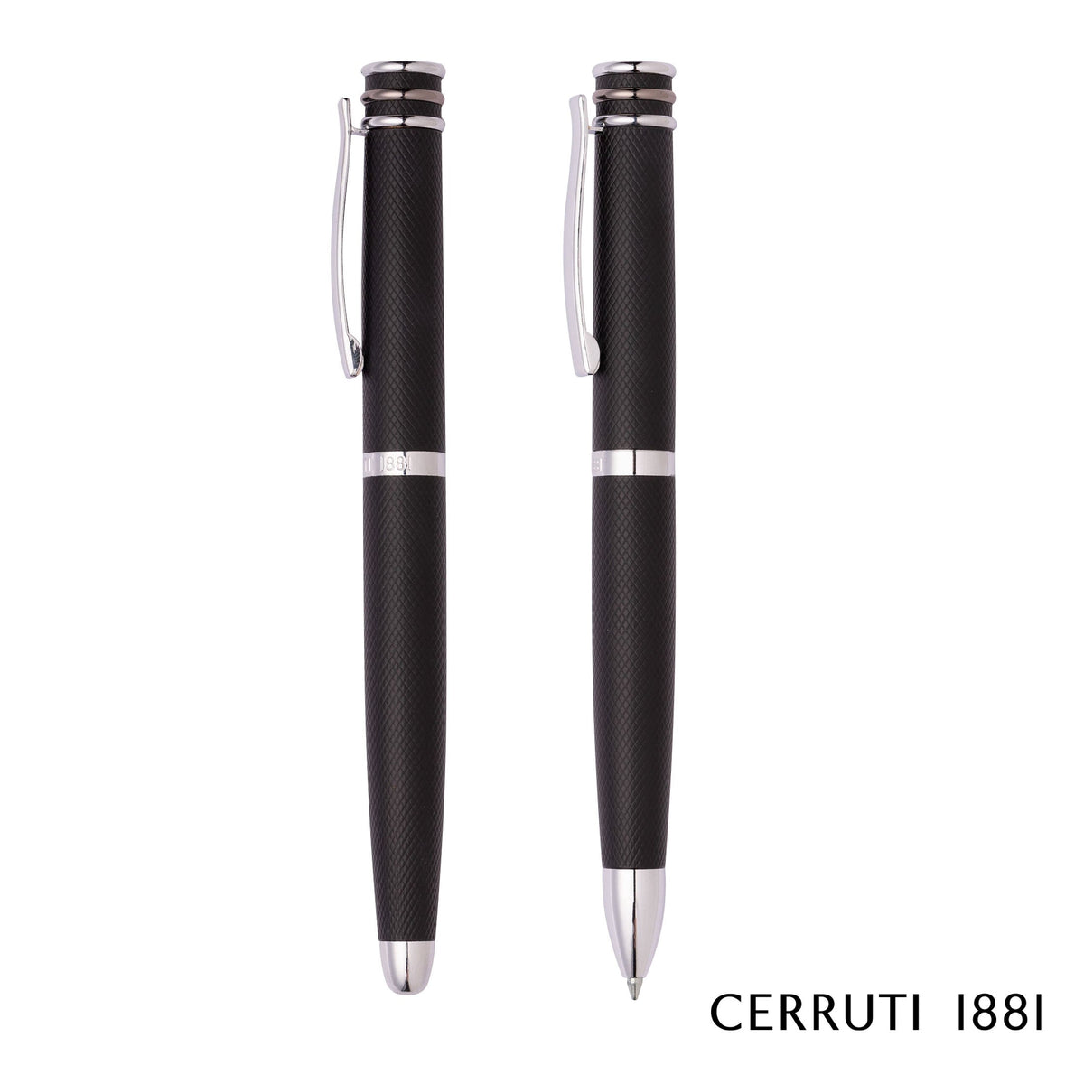 Cerruti 1881® Austin Diamond Ballpoint & Fountain Pen Set