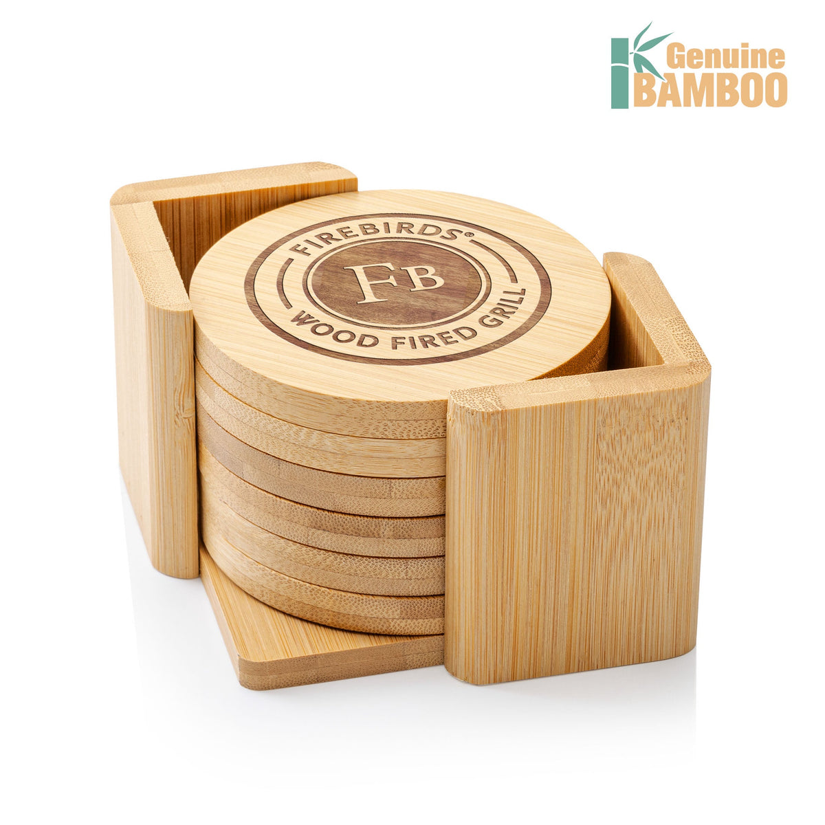 Bamboo Coasters Set