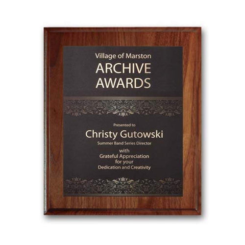 SpectraPrint Plaque — Style and Size