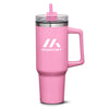 Benidorm Handle Travel Mug w/Straw - 40oz