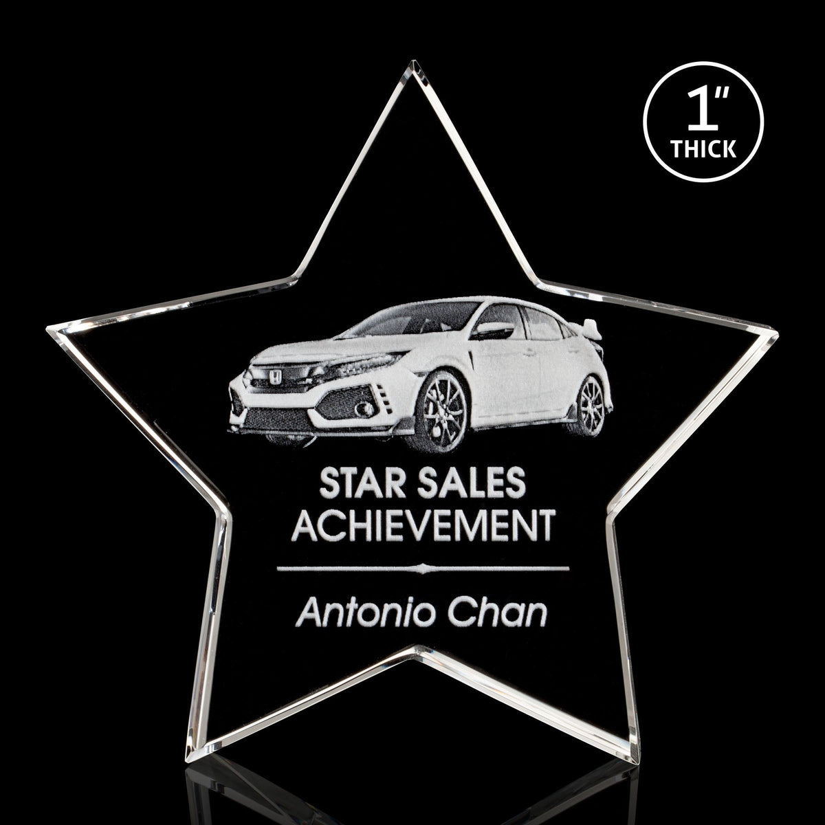 Standing Star Award 3D