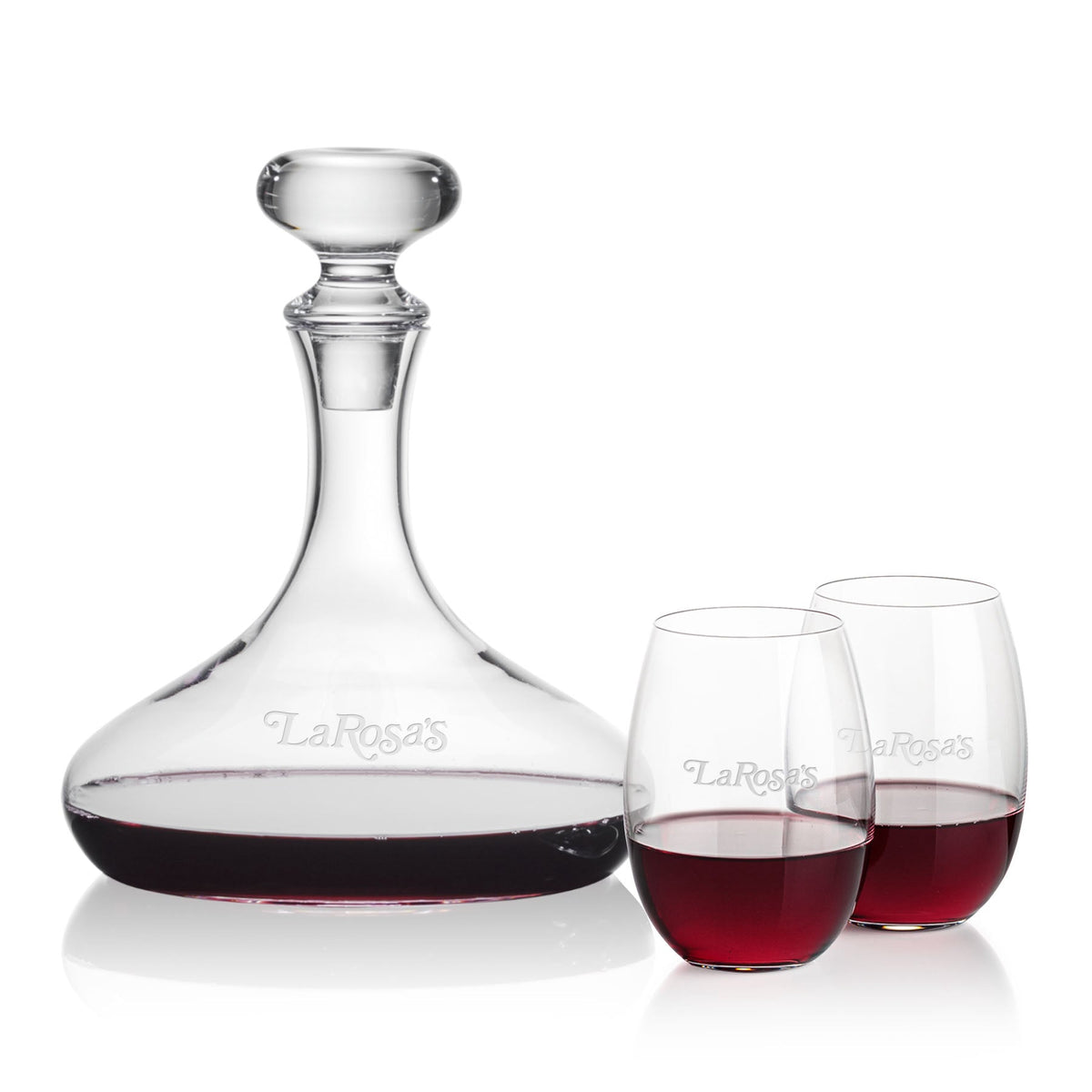 Stratford Decanter & Carlita Stemless Wine