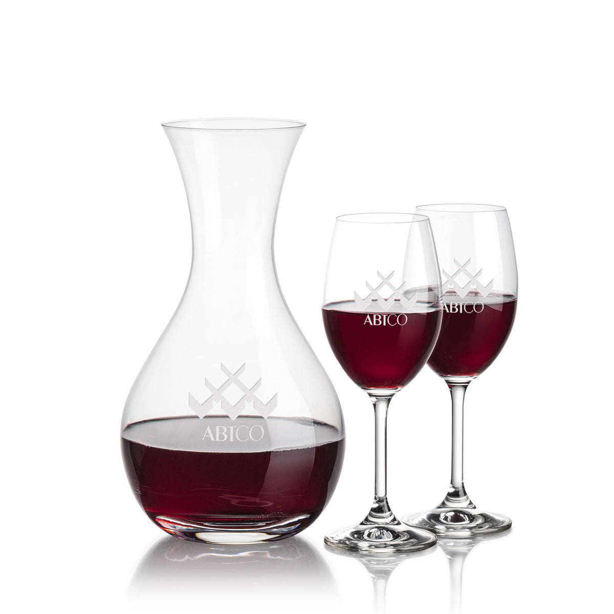Adelita Carafe & Naples Wine — Deep Etch example; representative set photo