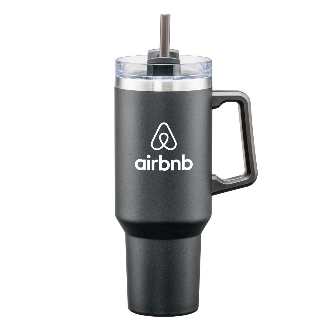 Makena Handle Travel Mug w/Straw - 40oz