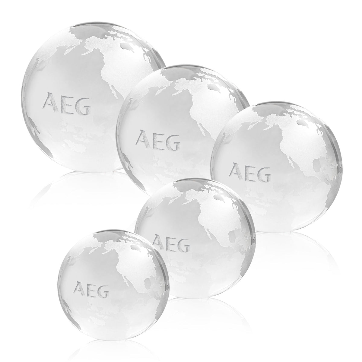 Globe Paperweight - Clear