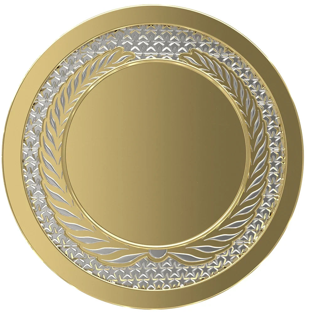 Perpetual Championship Belt Side Round Plates