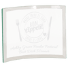 Jade Glass Crescent Award — Size and Thickness