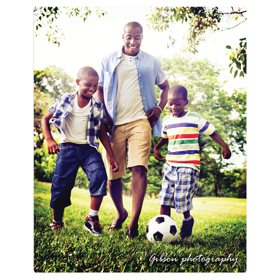15" x 18.75" Gloss White ChromaLuxe Aluminum Photo Panel