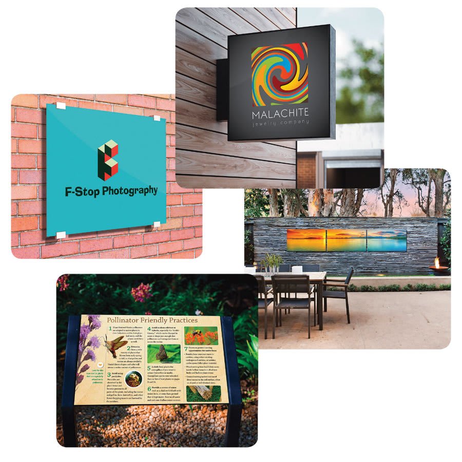 12" x 18" ChromaLuxe Outdoor Aluminum Panel