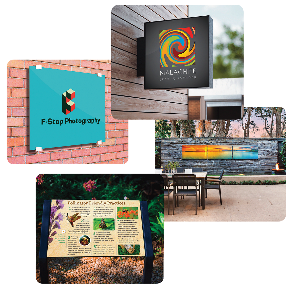 16" x 20" ChromaLuxe Outdoor Aluminum Panel
