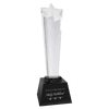10" Crystal Rising Star with Base