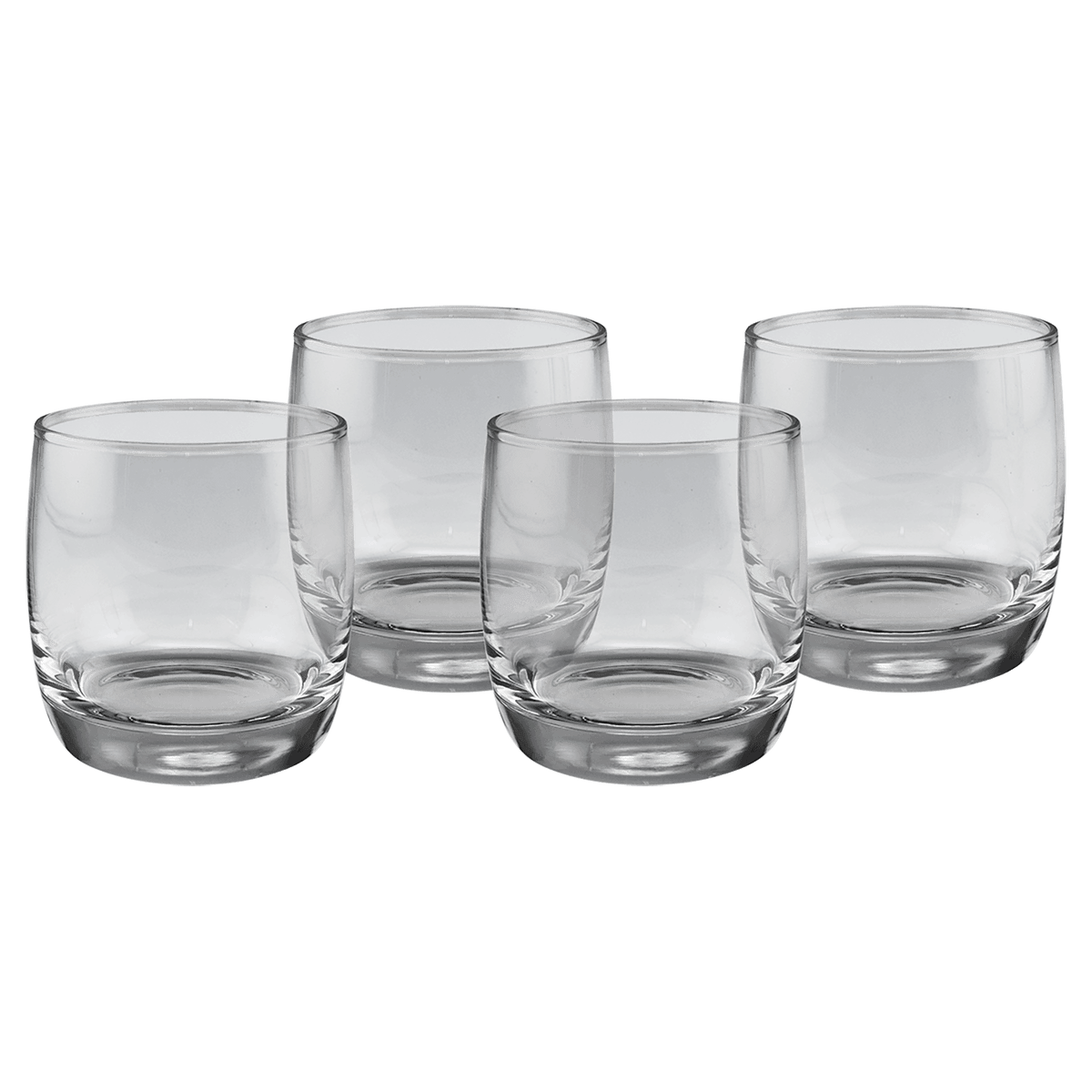 10 oz. Round Rocks Glasses in Gift Box with Printed Sleeve. (Same Glasses as the DSC302S) Sold in Sets of 4, 6 Sets Per Case
