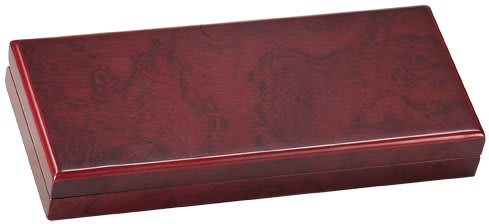 8 3/4" x 3 3/4" Rosewood Finish Gift Box