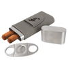 Laserable Leatherette Cigar Case with Cutter