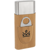 Laserable Leatherette Cigar Case with Cutter