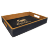 16" x 12" Laserable Leatherette Serving Tray