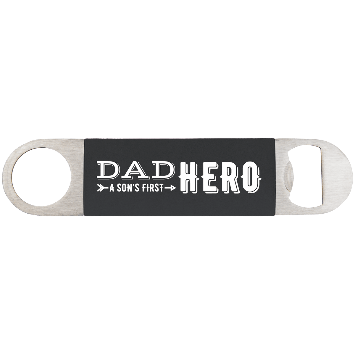 1 1/2" x 7" Bottle Opener with Silicone Grip