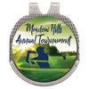 Hat Clip with Sublimatable Golf Ball Marker