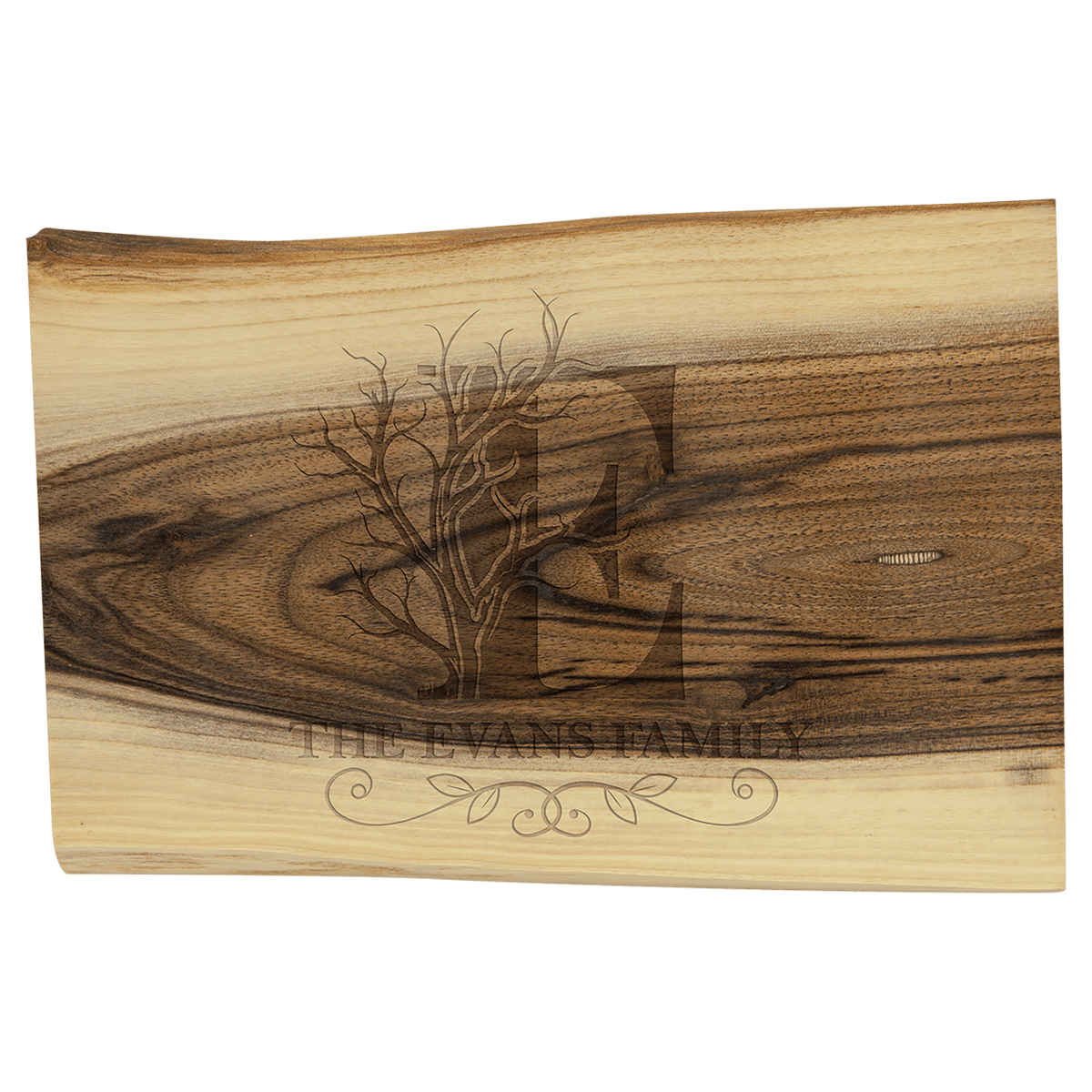 9" x 6" Black Walnut Bar Cutting Board