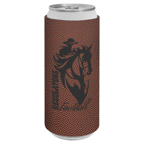 Laserable Leatherette Slim Beverage Holder