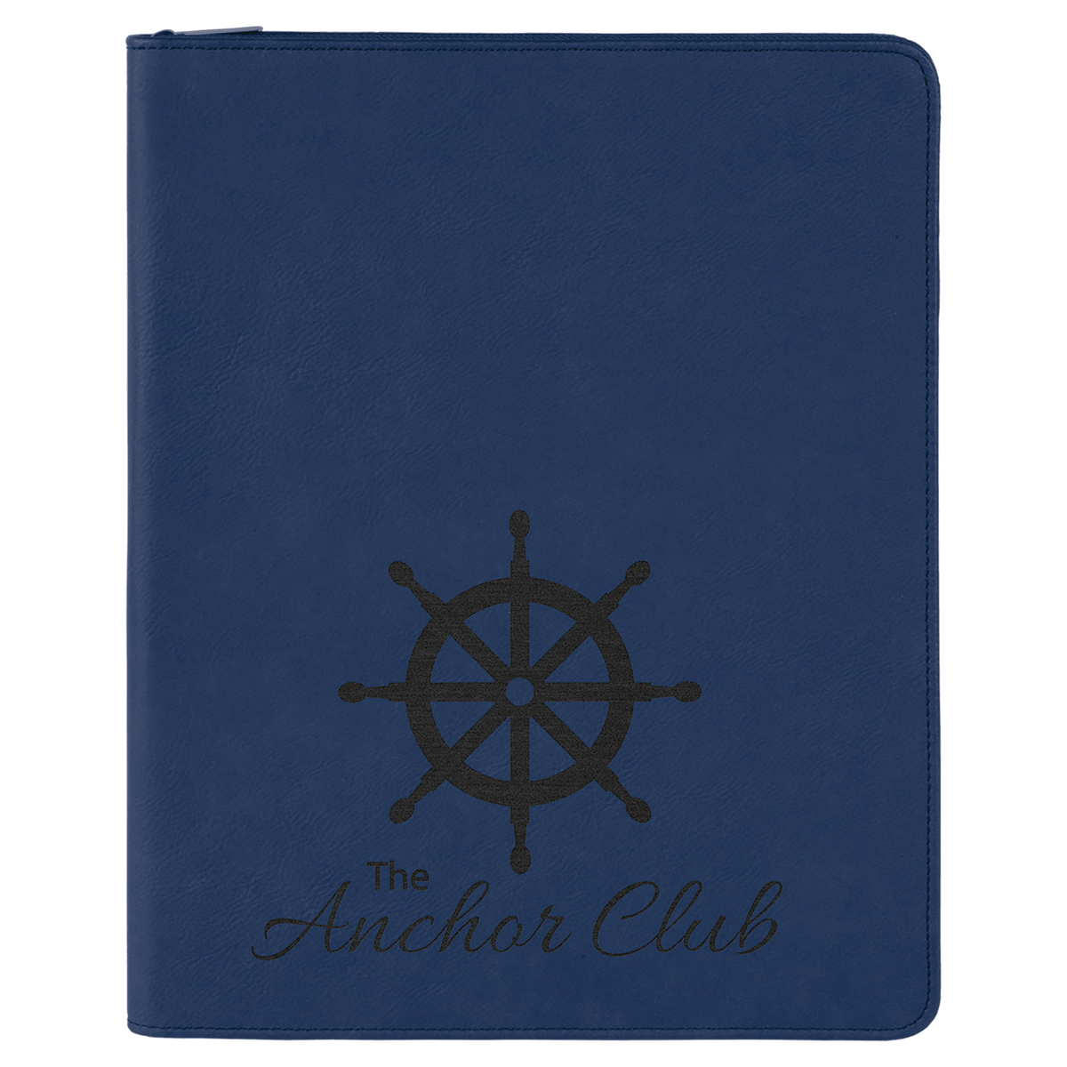 9 1/2" x 12" Leatherette Portfolio with Zipper and Notepad