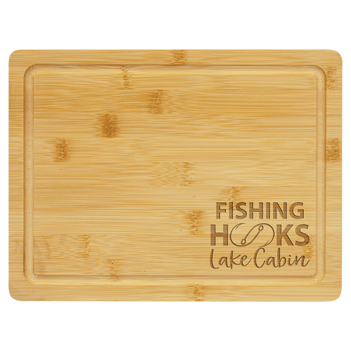 11 1/2" x 8 3/4" Cutting Board with Drip Ring