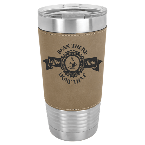 Polar Camel 20 oz. Leatherette Grip Tumbler with Standard Lid