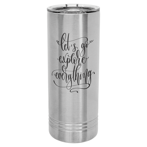 Polar Camel 22 oz. Skinny Tumbler with Slider Lid