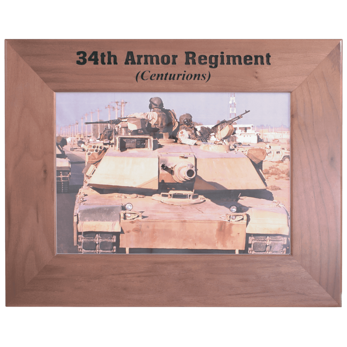 Genuine Walnut Picture Frame for a 5 × 7 in photo
