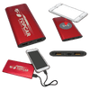 8000MAH Power Bank & Wireless Anodized Aluminum Charger with USB-C Cord